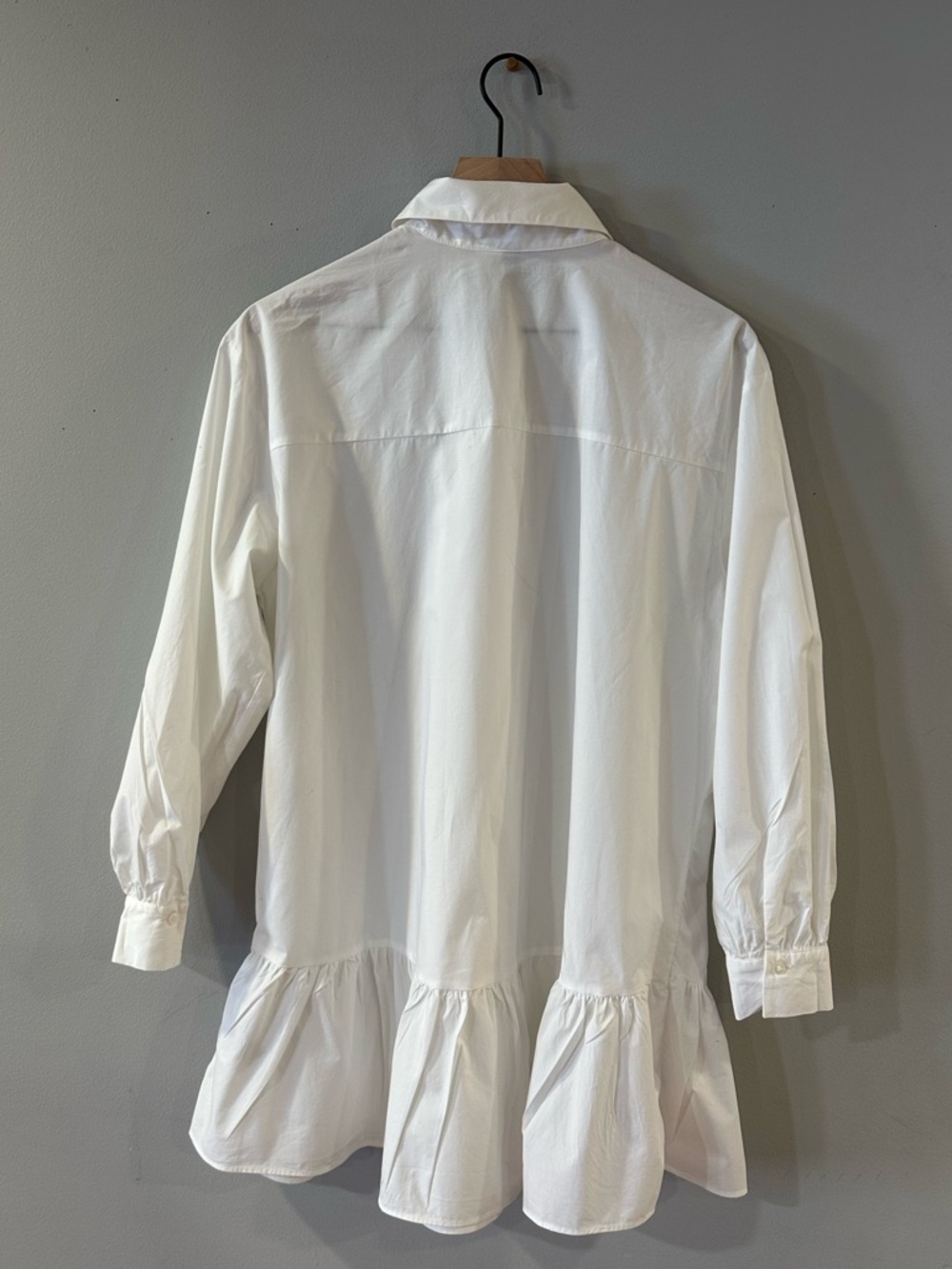 H&M White Mini Shirt Dress - Picture 3 of 6